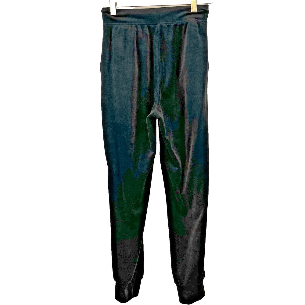 Truth by Republic Womens Velour Track Pants Size XS Black Luxury Lounge Travel - Picture 4 of 7